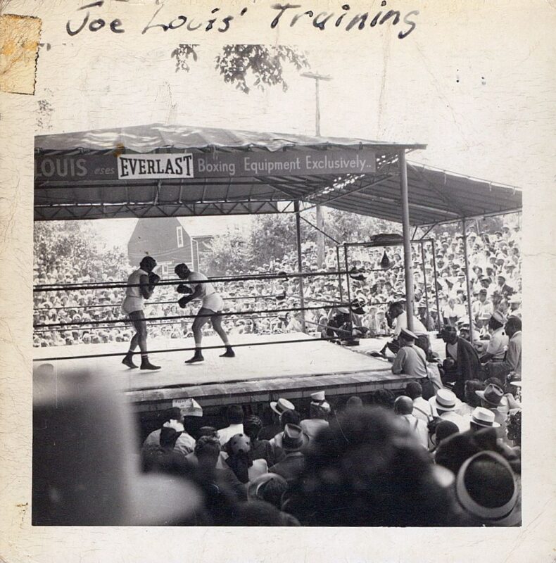 Joe Louis Training Camp, Pompton Lakes, NJ,1948.